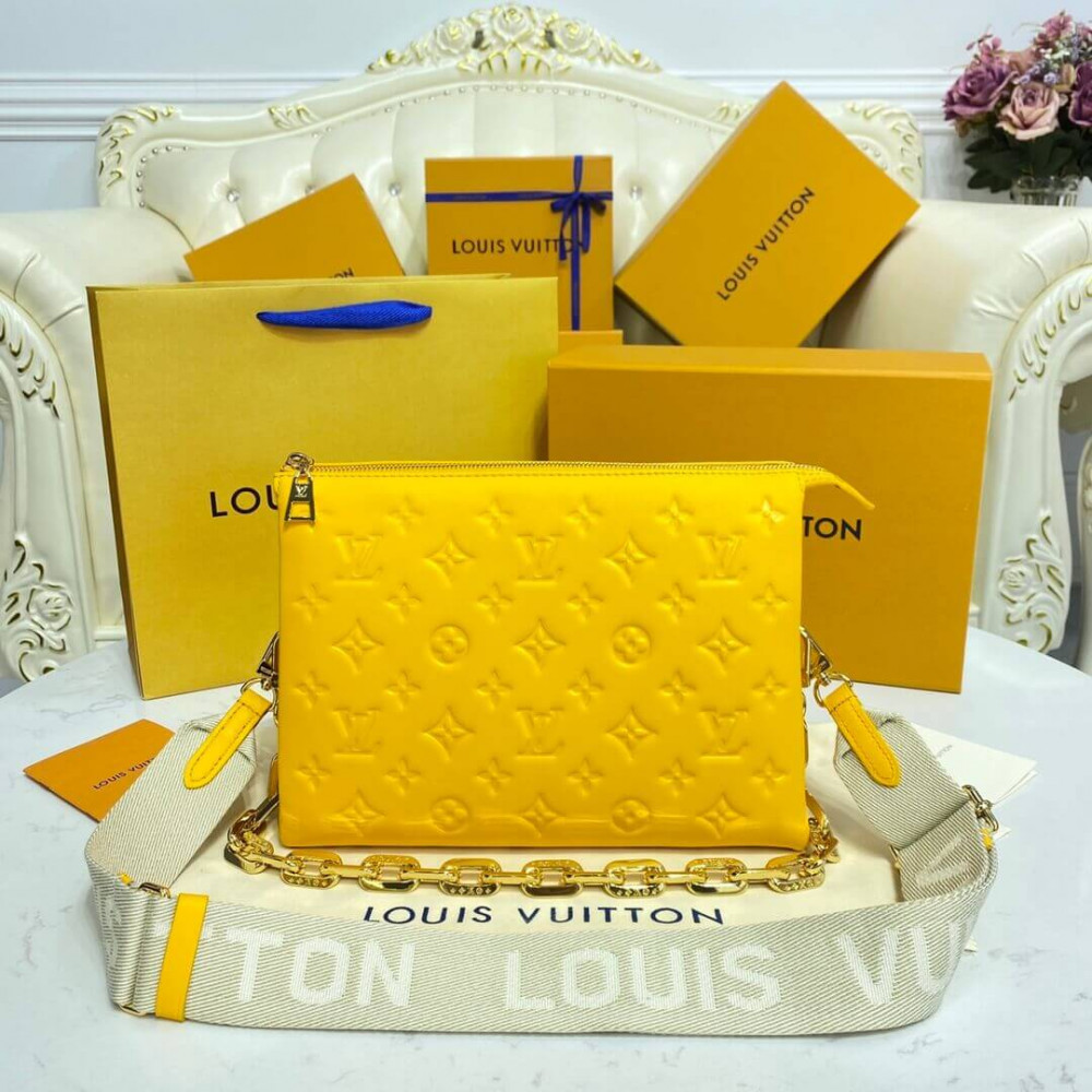 Louis Vuitton Coussin PM Bag M20378 Yellow