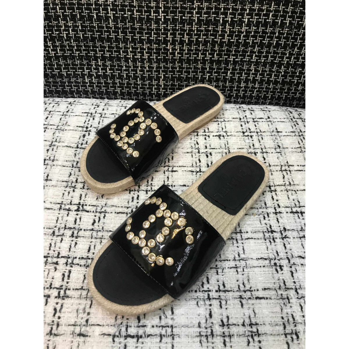 Chanel Paten Calfskin Mules G35603