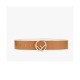 Fendi Reversible 40mm Round Buckle Belt 8C0579 Brown / White