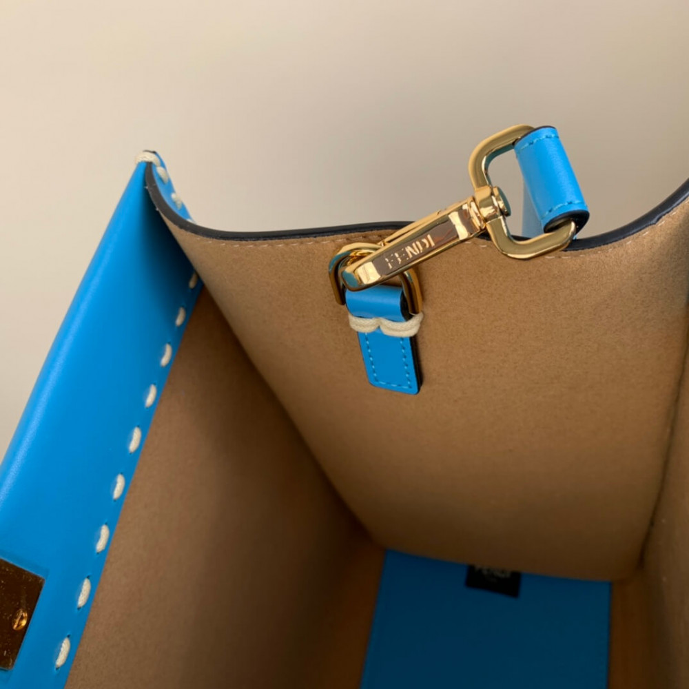 Fendi Medium Sunshine Shopper 8BH386 Blue