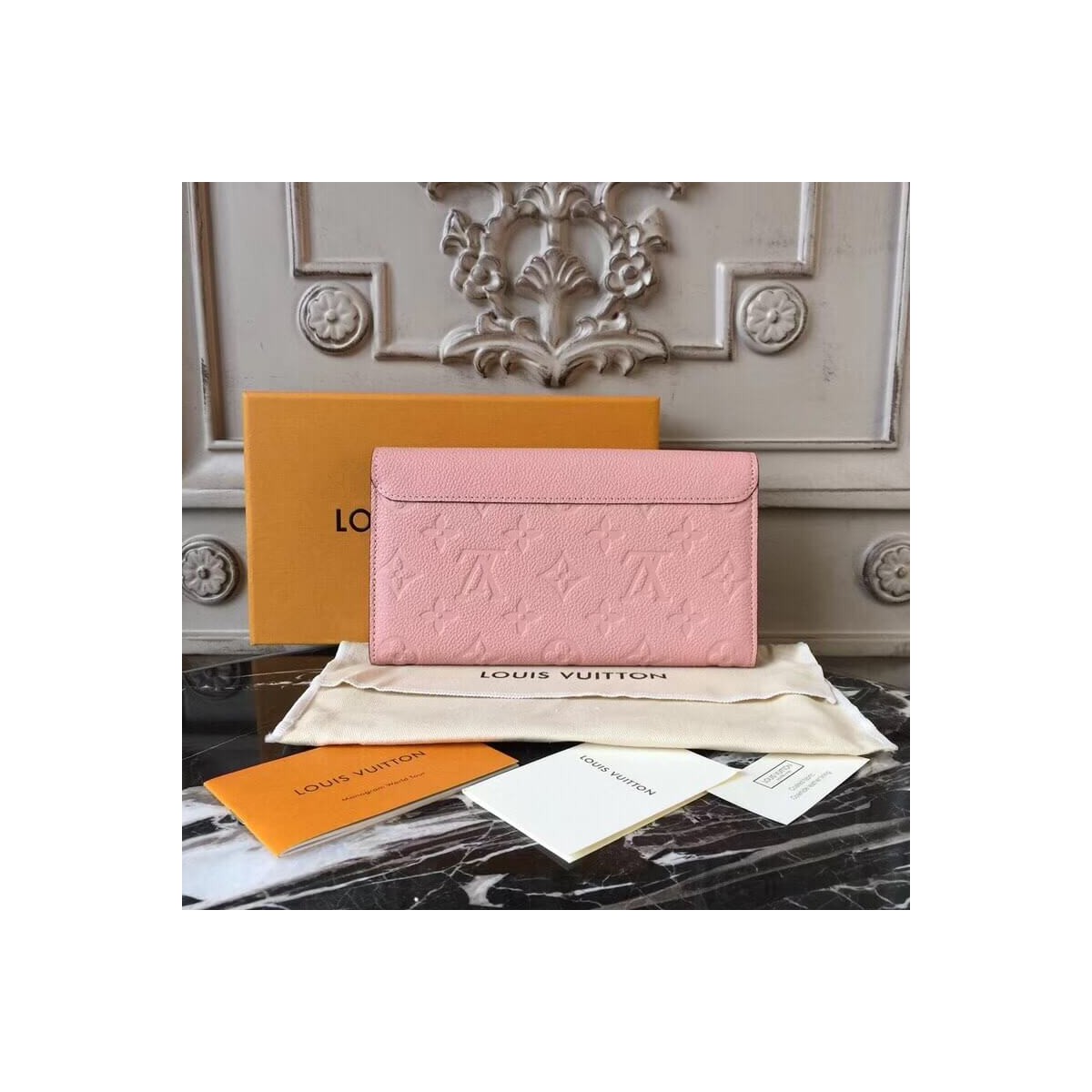 Louis Vuitton Monogram Empreinte Pont-Neuf Wallet M62127