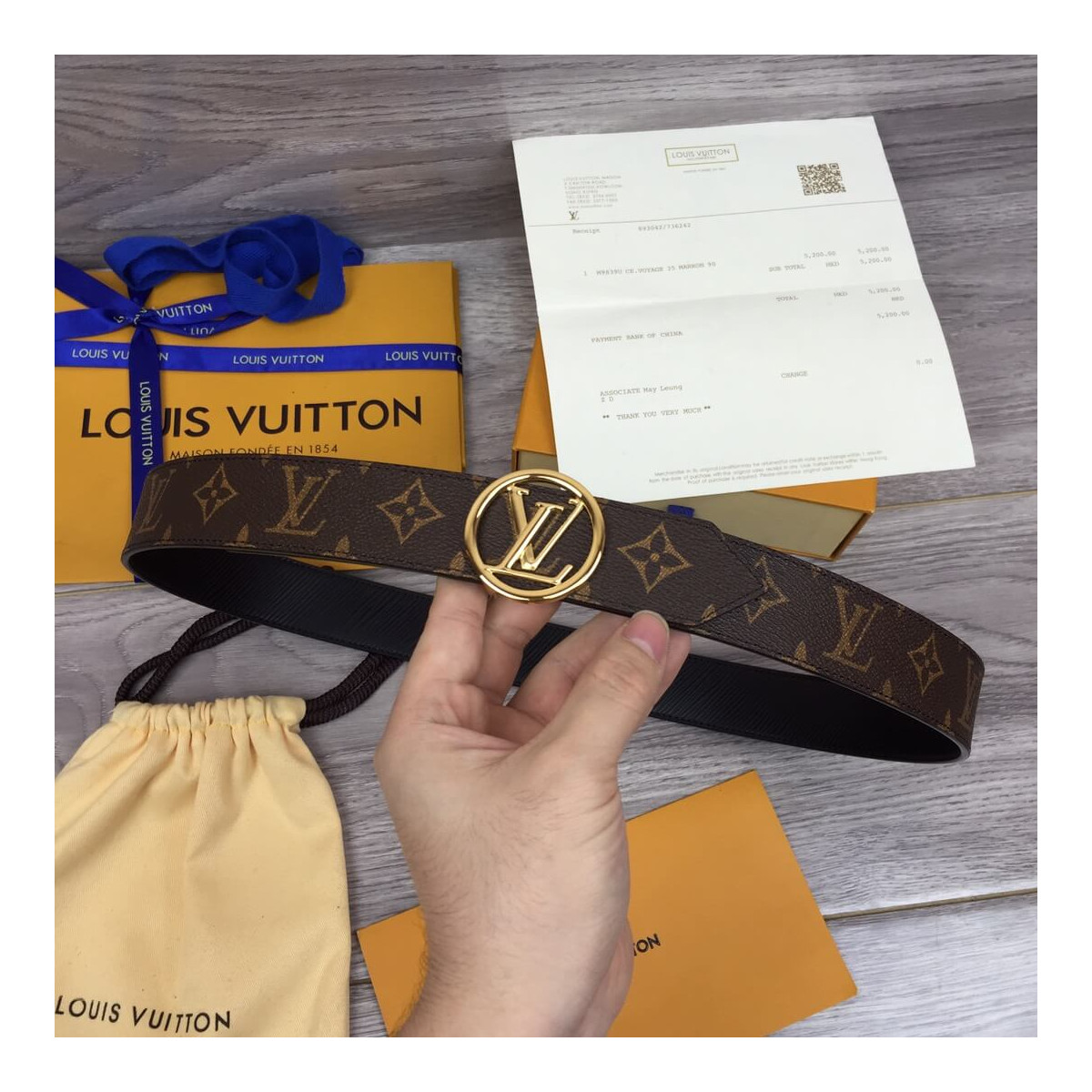 Louis Vuitton Circle 35mm Reversible Belt M9935V