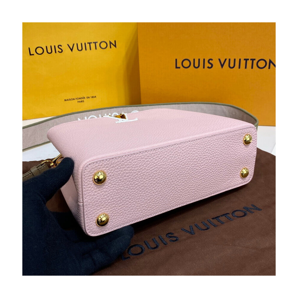 Louis Vuitton Capucines BB M59061 Rose/Beige