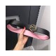 Fendi Reversible 40mm Round Buckle Belt 8C0579 Black / Pink