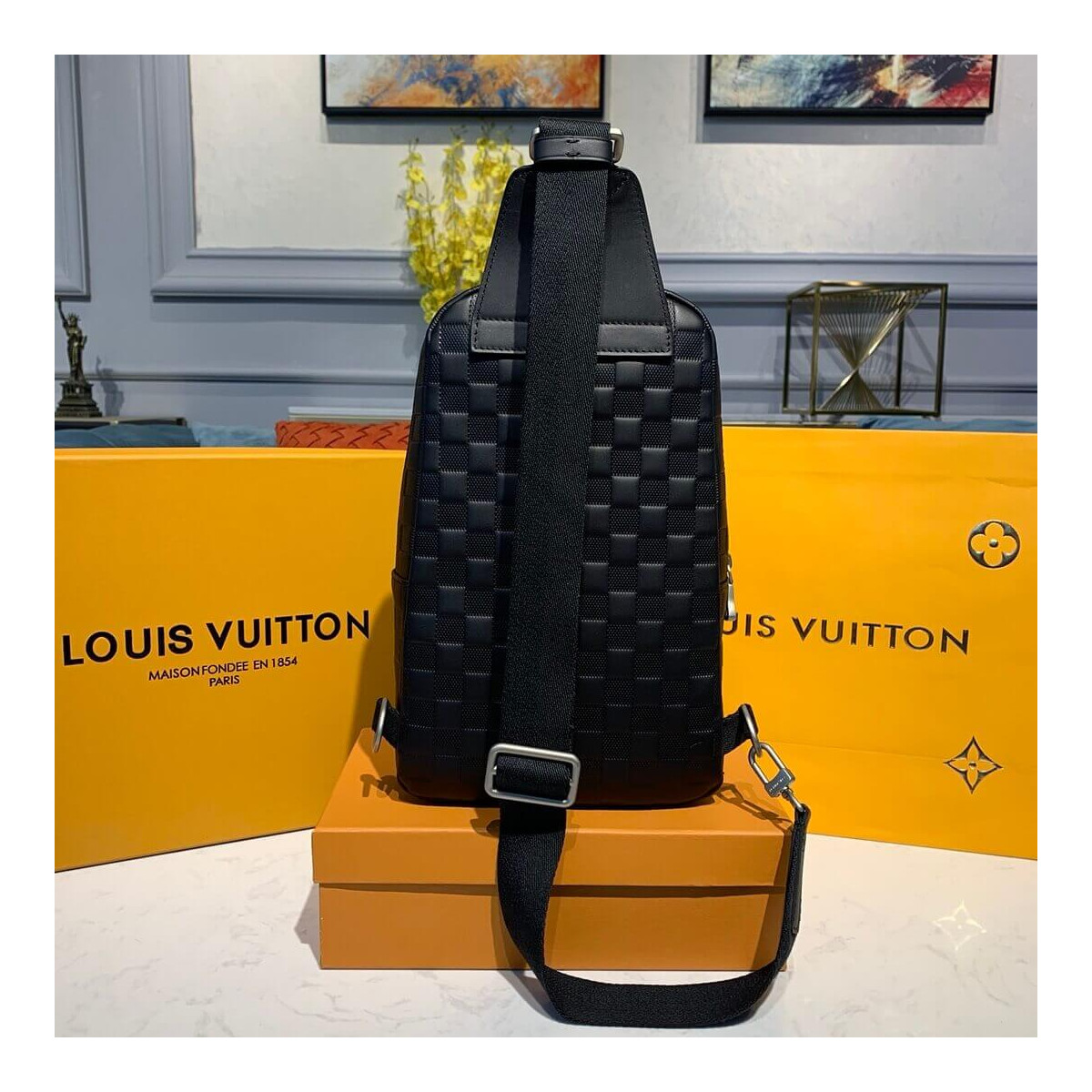 Louis Vuitton Damier Infini Avenue Sling Bag N41720