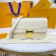 Louis Vuitton Monogram Empreinte Leather Marceau Bag M46201 Cream