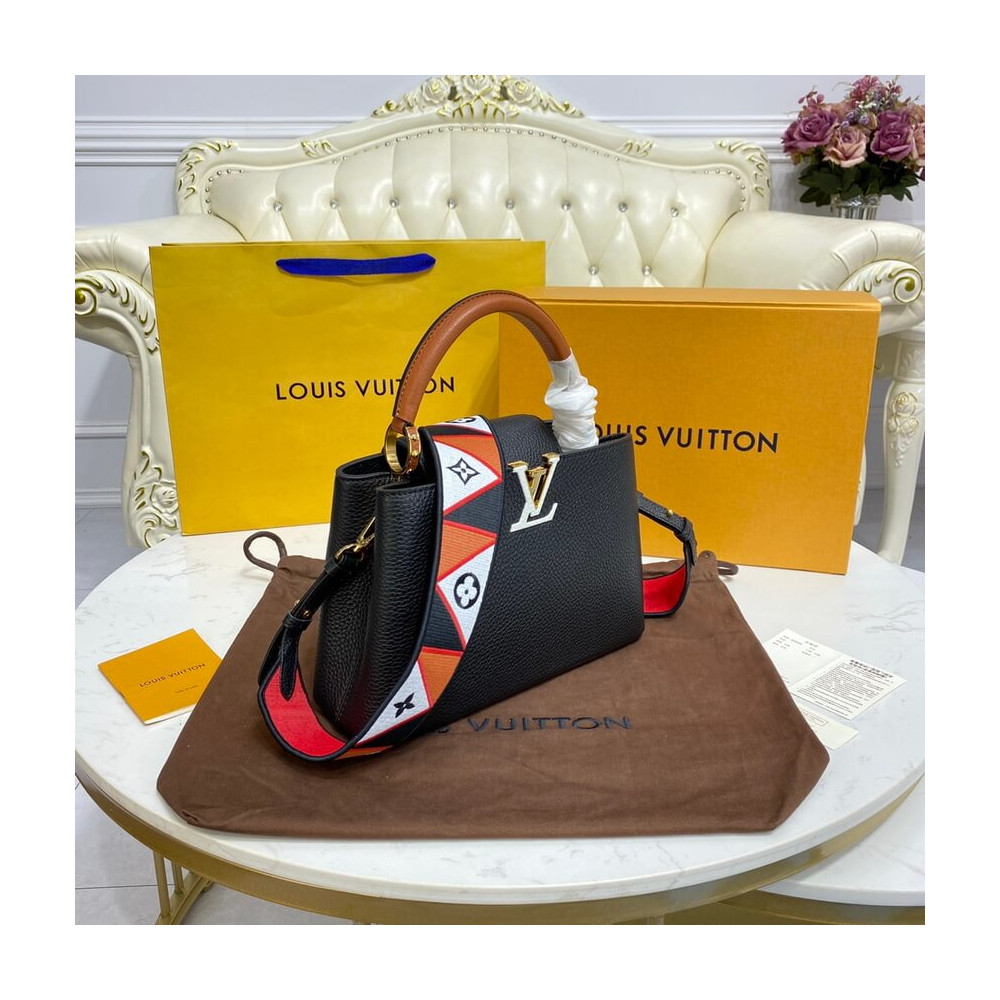 Louis Vuitton Capucines BB M59061 Noir/Rouge