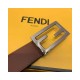 Fendi Baguette 30mm FF Buckle Belt 8C05311 Brown