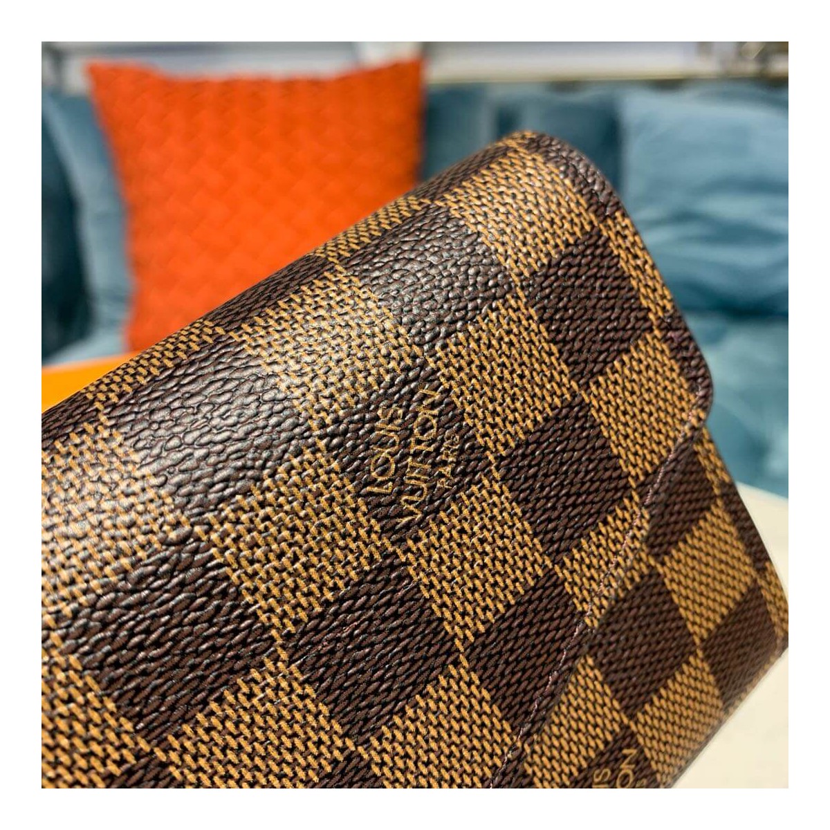 Louis Vuitton Damier Ebene Sarah Wallet N63209