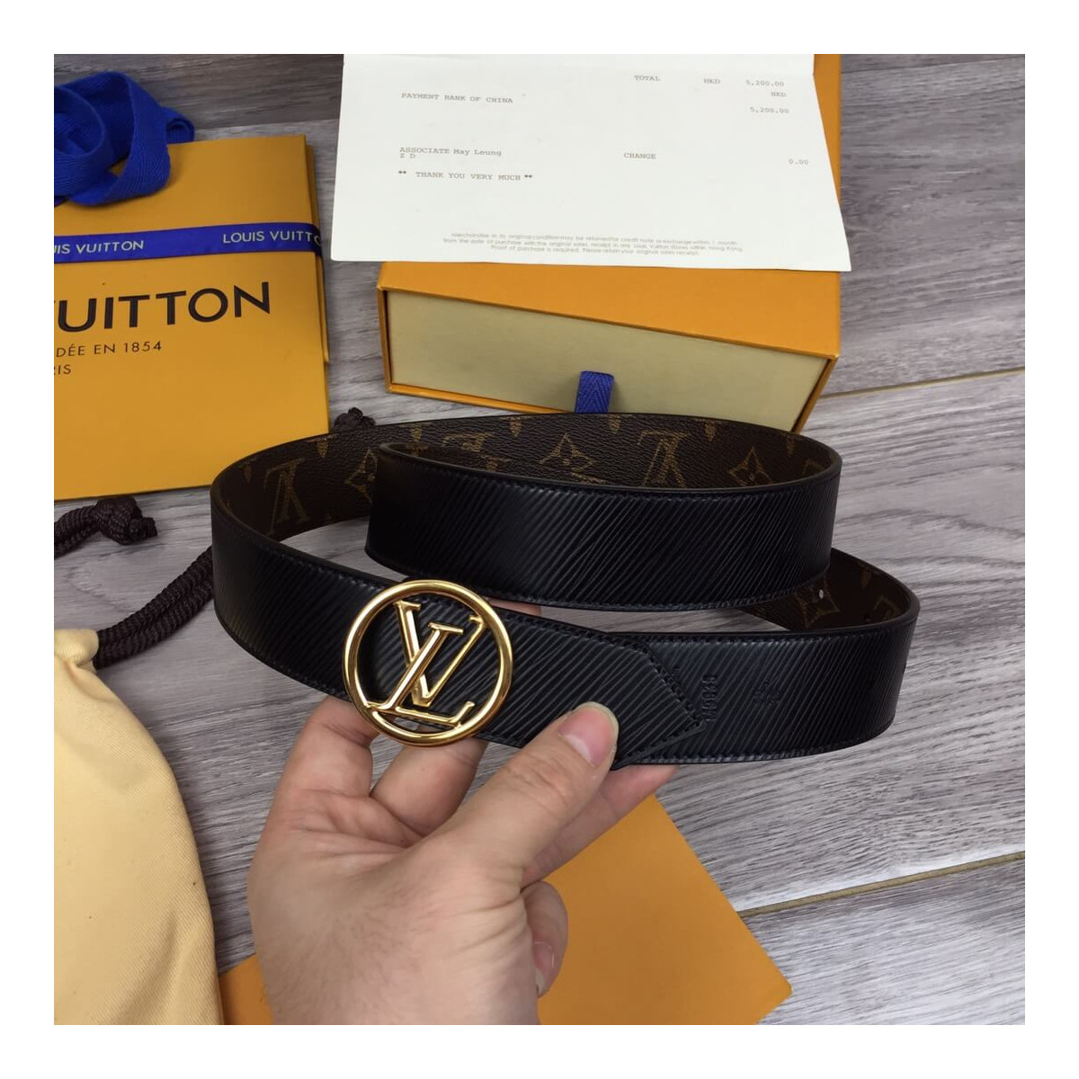 Louis Vuitton Circle 35mm Reversible Belt M9935V