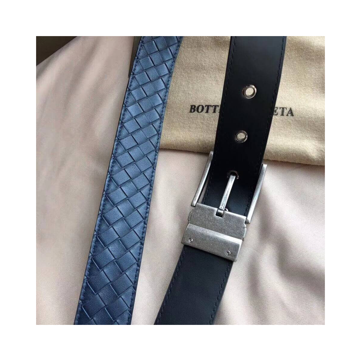 Bottega Veneta Intrecciato Weave Belt 271932