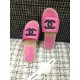 Chanel CC Quilted Mules G35604 Rosy/Black