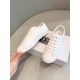 Chanel 2020ss Vintage Sneakers Embroidered White Logo