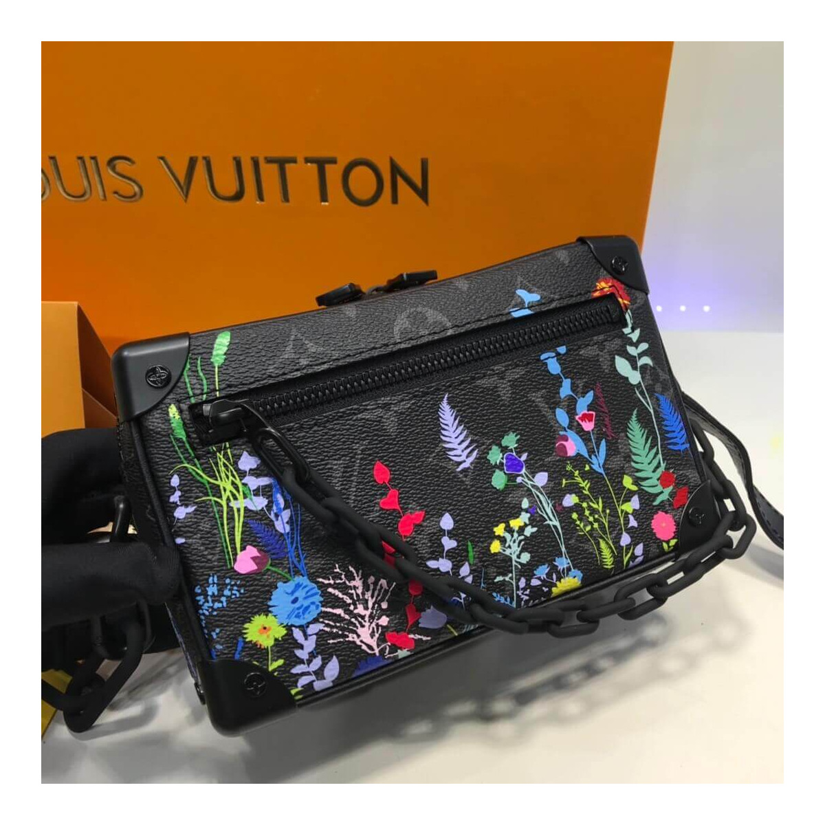 Louis Vuitton Flower Print Mini Soft Trunk M69072