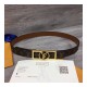 Louis Vuitton Dauphine 25mm Reversible Belt M0196U