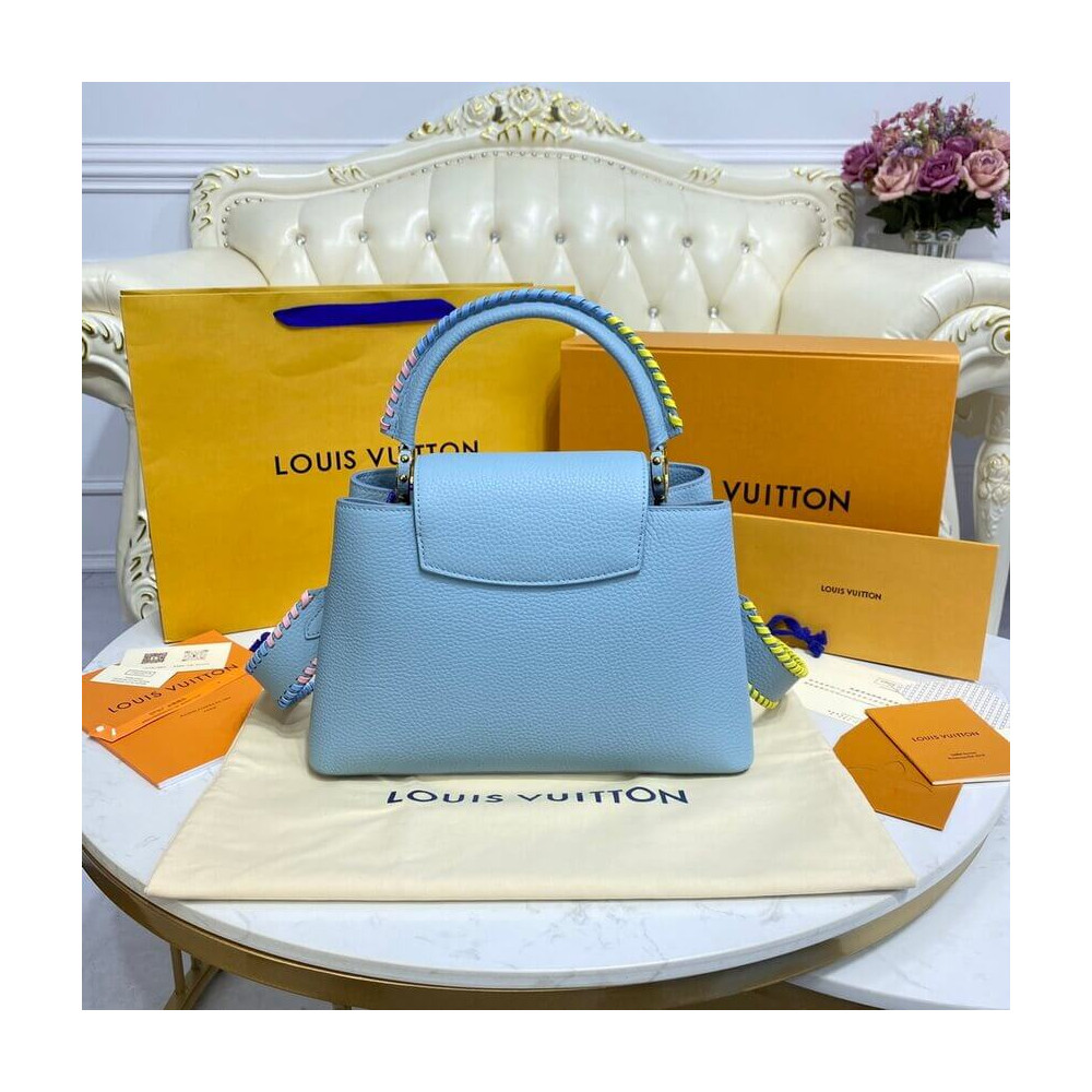 Louis Vuitton Capucines MM Bag M57672 Olympus Blue