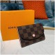 Louis Vuitton Damier Ebene Canvas Rosalie Coin Purse N64423