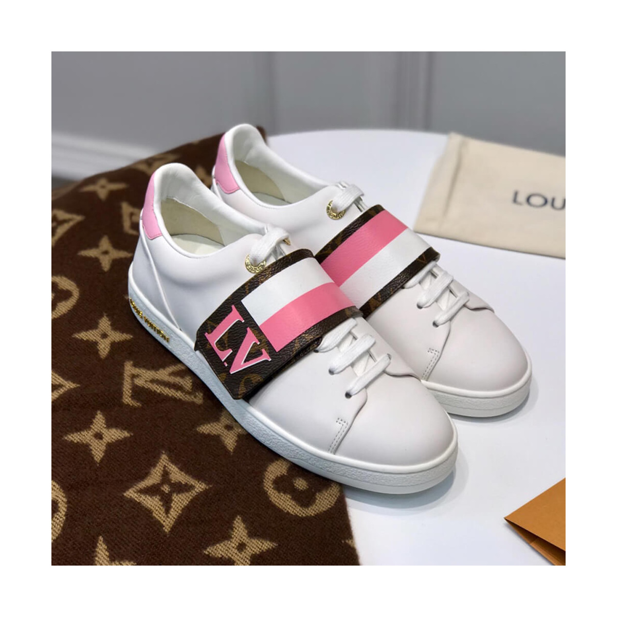 Louis Vuitton Frontrow Sneakers MS0148 Pink