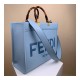 Fendi Medium Sunshine Shopper 8BH386 Light Blue