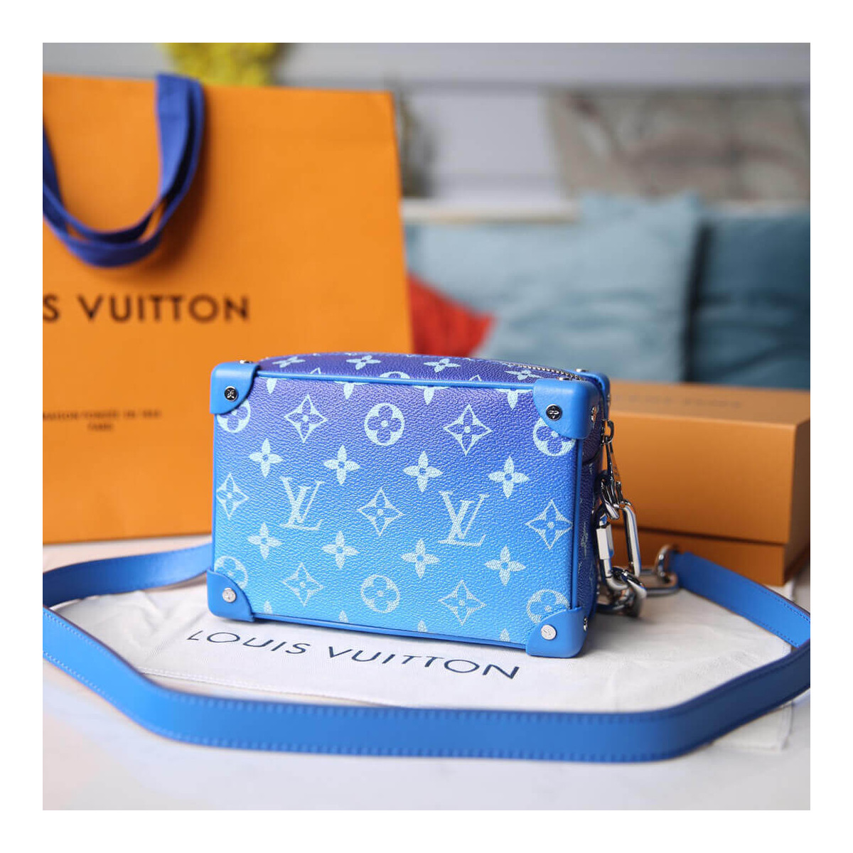 Louis Vuitton Monogram Clouds Mini Soft Trunk M45433