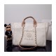 Chanel Canvas Large Deauville Pearl Tote Bag A66941