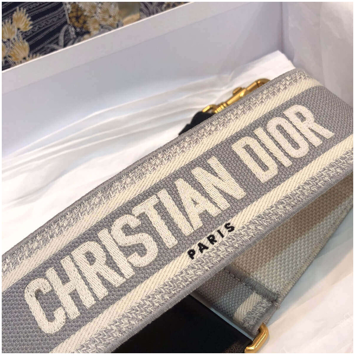 Christian Dior Embroidered Strap S8540