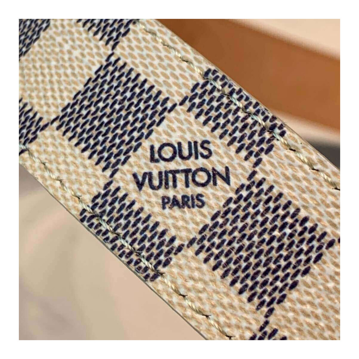 Louis Vuitton Mini Damier Azur Belt 25mm M9782X