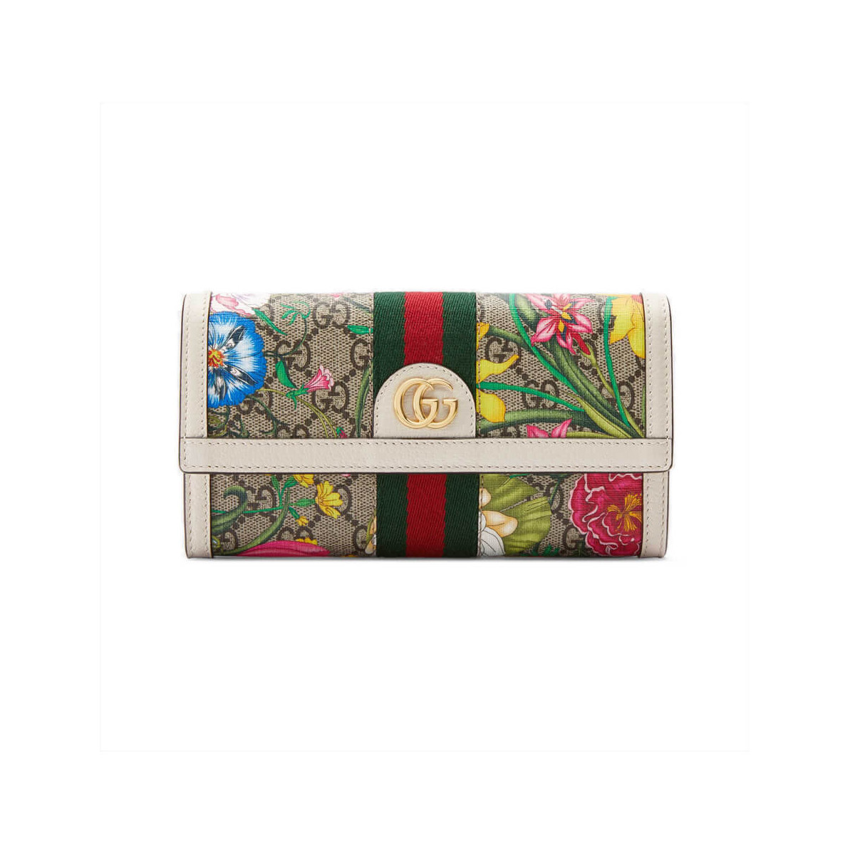 Gucci Ophidia GG Flora Continental Wallet 523153