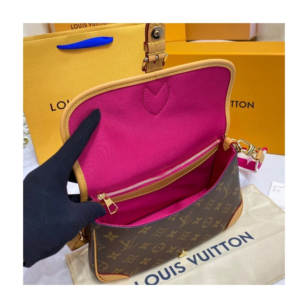 Louis Vuitton Monogram Canvas Diane Bag M46049 Fuchsia