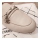 Chanel Chain Logo Lambskin Leather Loafers G403471