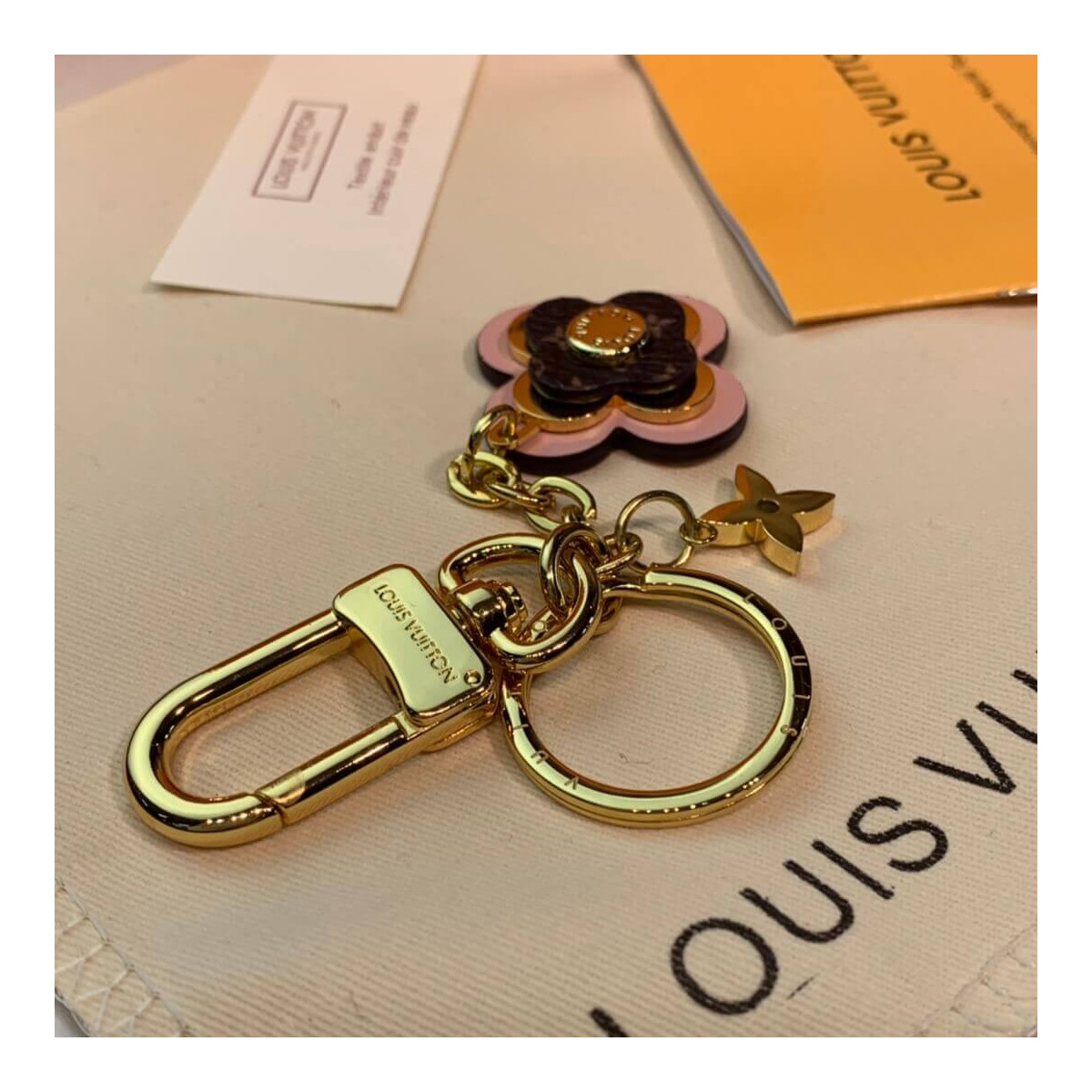 Louis Vuitton Blooming Flowers Bag Charm And Key Holder M63084