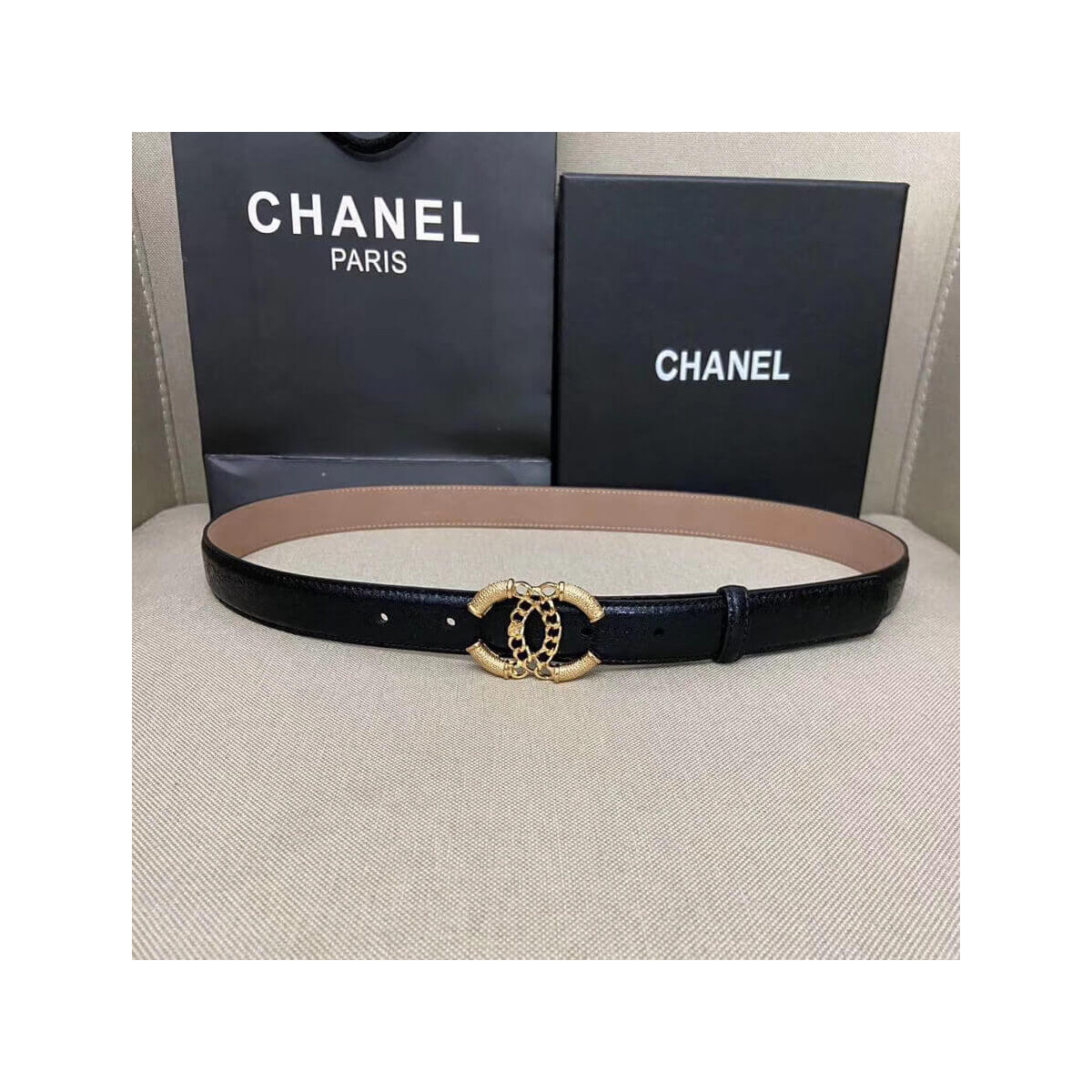 Chanel Deerskin 25mm Belt 6605