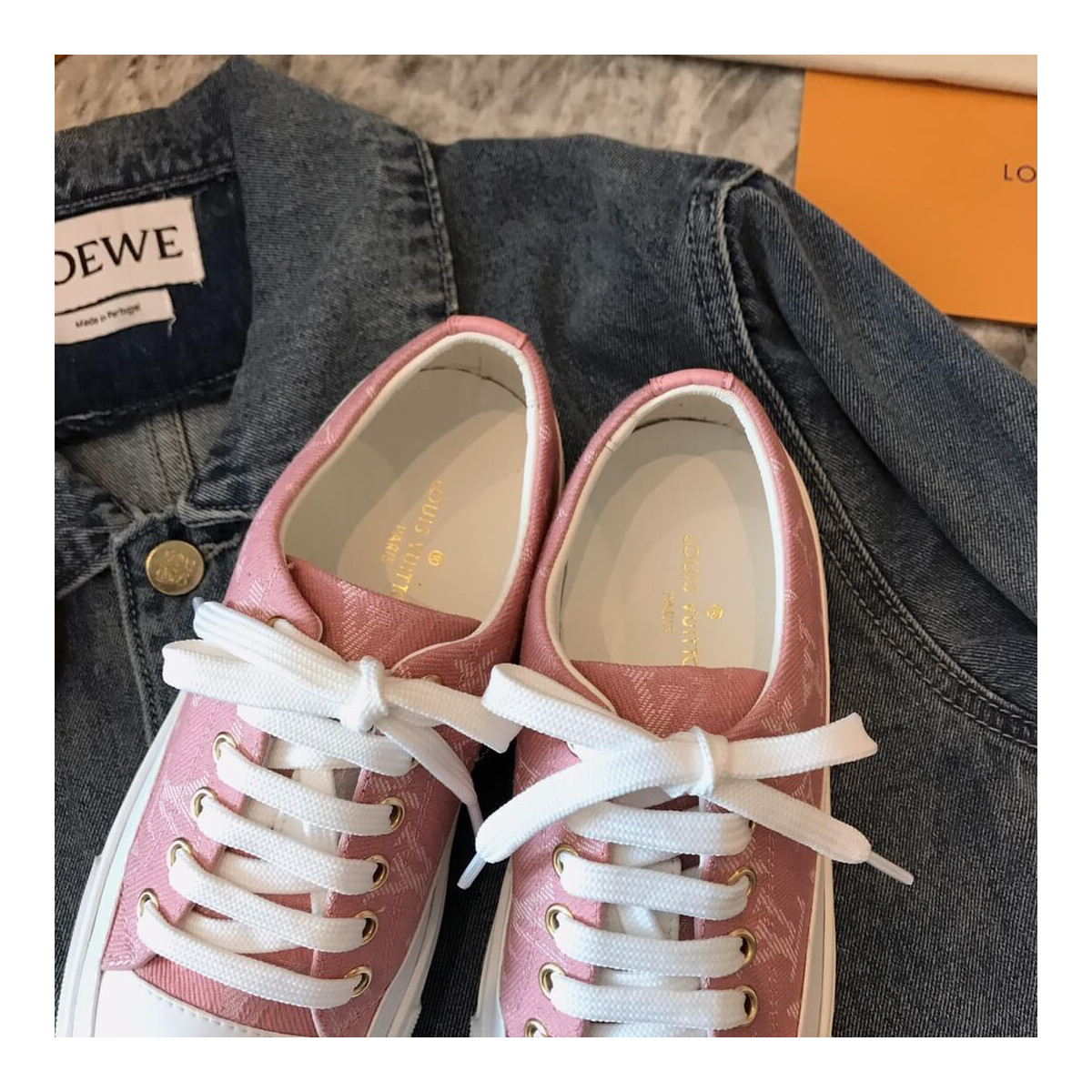 Louis Vuitton Stellar Sneaker 1A4WTT Pink