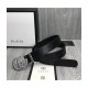 Gucci 30mm Leather Belt With Torchon Double G Buckle 524102