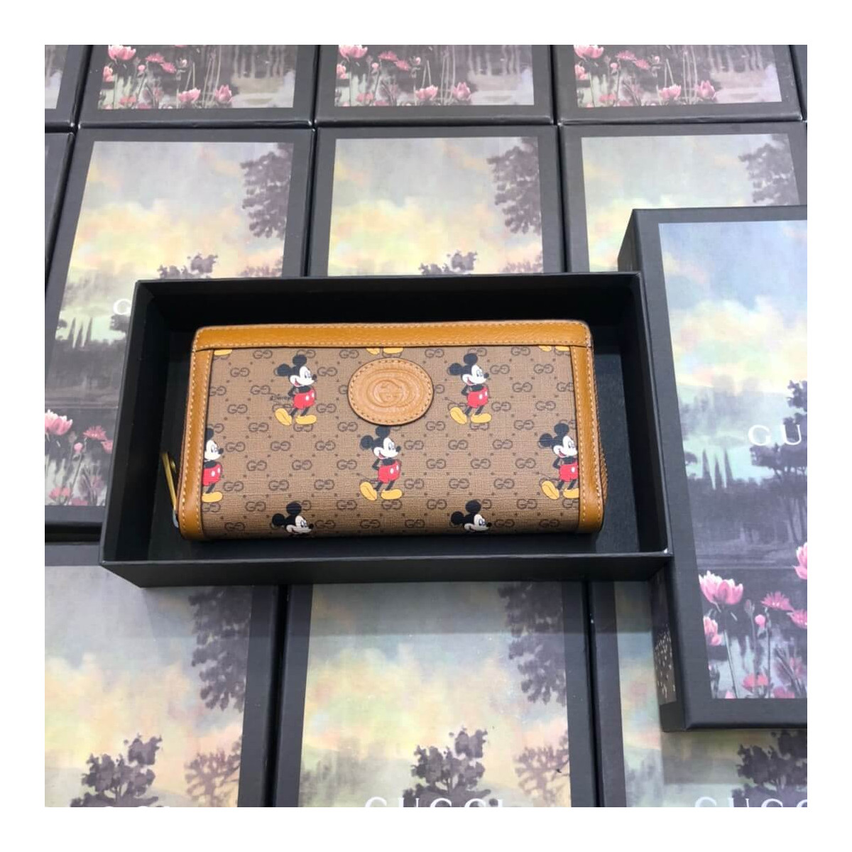 Disney x Gucci Zip Around Wallet 602532