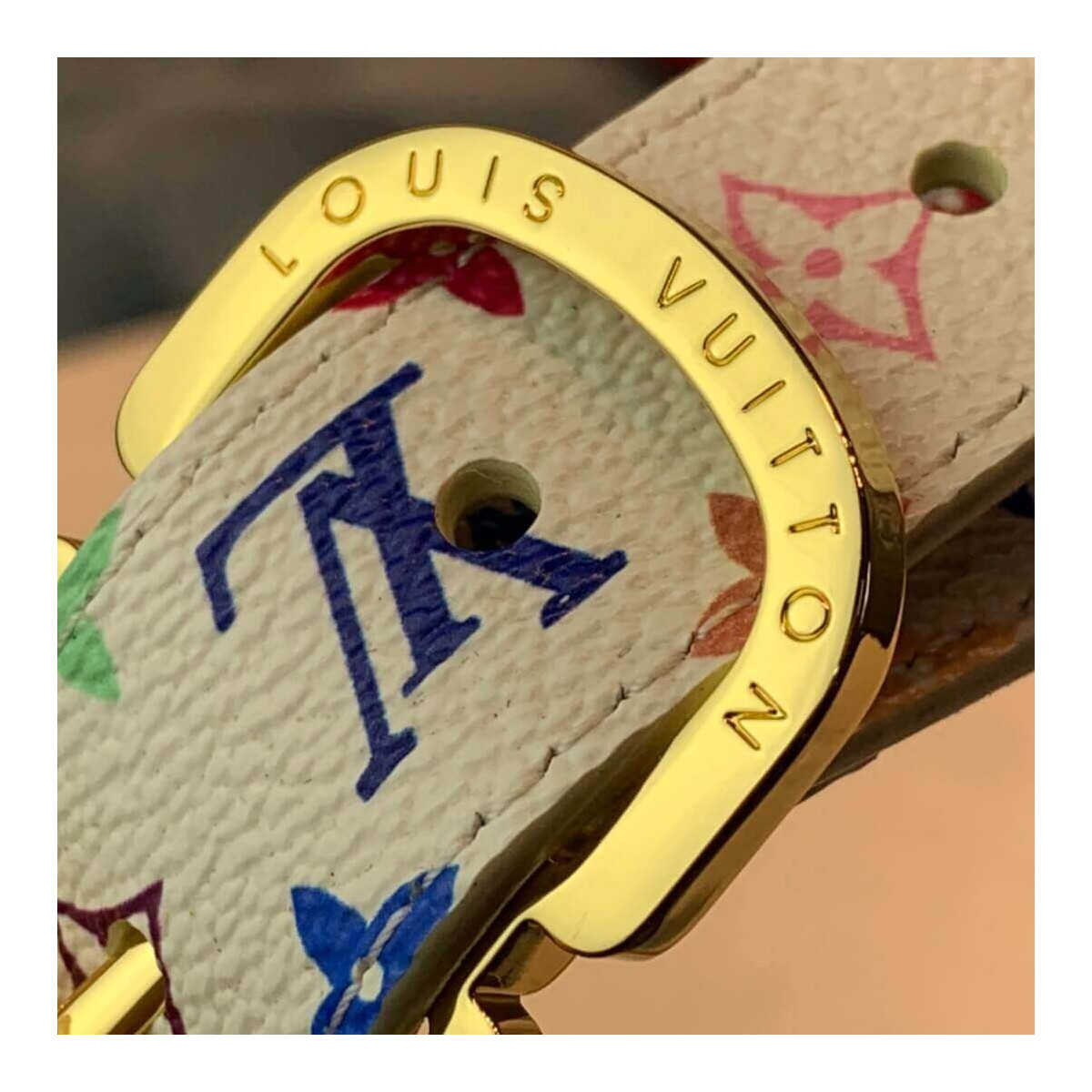 Louis Vuitton Mini Multicolor Belt 25mm M9585W