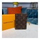 Louis Vuitton Monogram Canvas Flower Print Passport Cover M64502