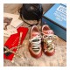 Gucci Flashtrek Sneaker With Removable Crystals 537153 Pink