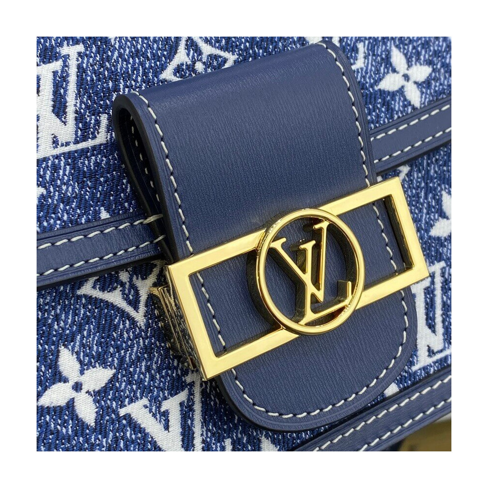 Louis Vuitton Monogram Denim Mini Dauphine M59716