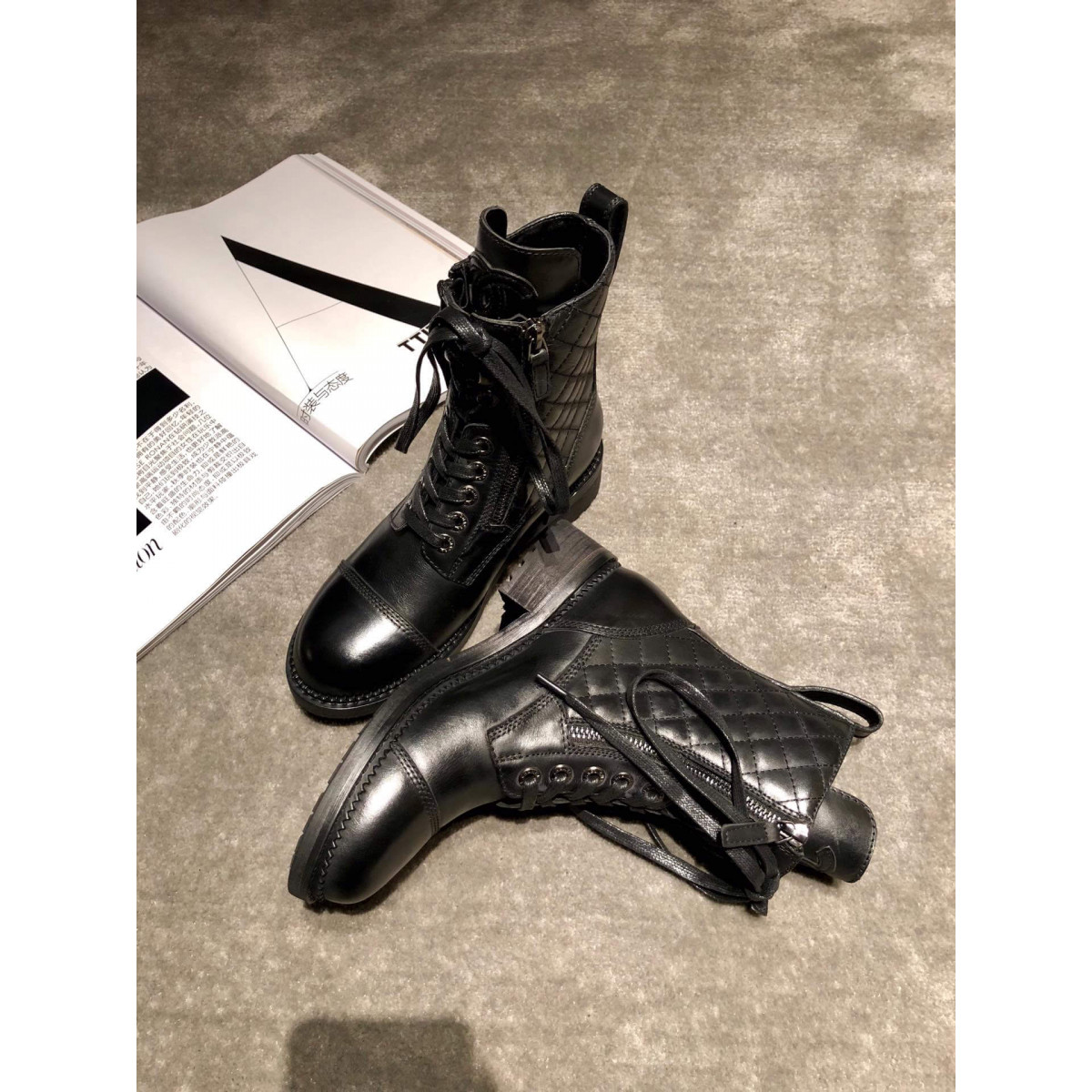 Chanel Frye Harness Boot C1120B