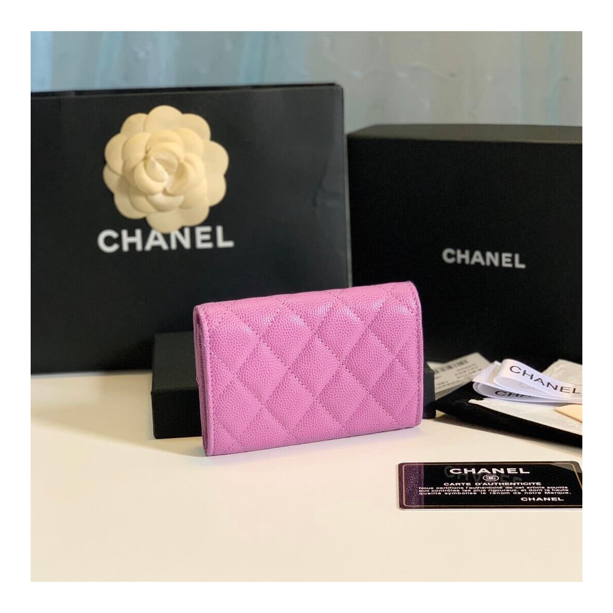 Chanel Caviar Classic Card Holder A80799