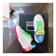 Chanel Rainbow Sneakers G35934 Green / Blue