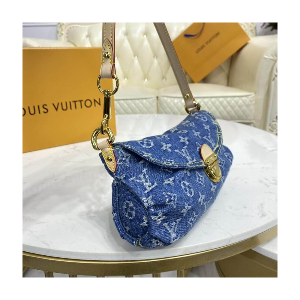 Louis Vuitton Monogram Denim Mini Pleaty M95050