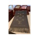 Louis Vuitton Heavy Monogram Cashmere Heavy Scarf M70868