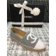 Chanel Tweed &amp; Patent Calfskin Espadrilles G29762