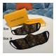 Louis Vuitton Monogram Brown Leather Face Mask