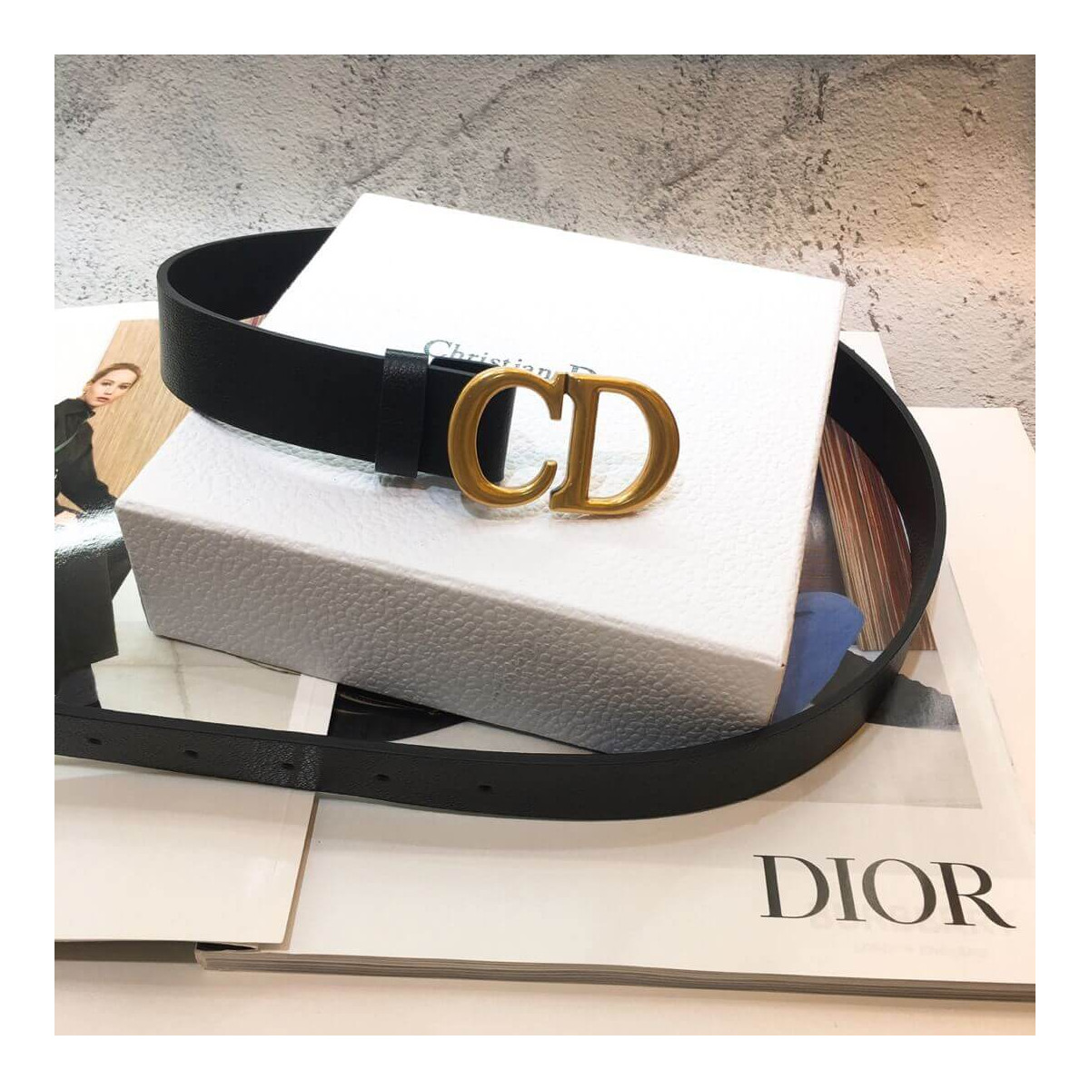 Christian Dior Saddle 3.0cm Belt B0042