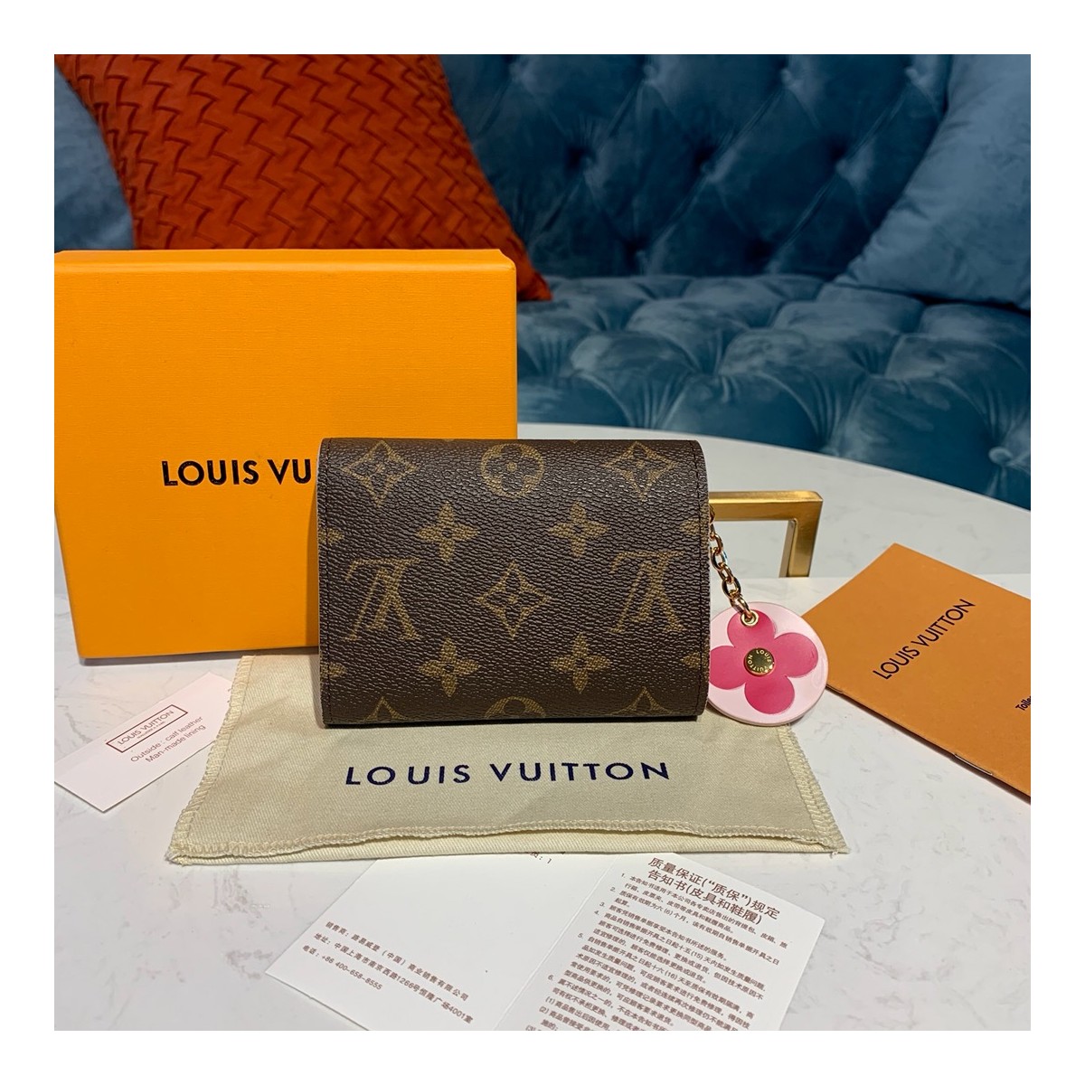 Louis Vuitton Monogram Cavas Victorine Wallet M41938