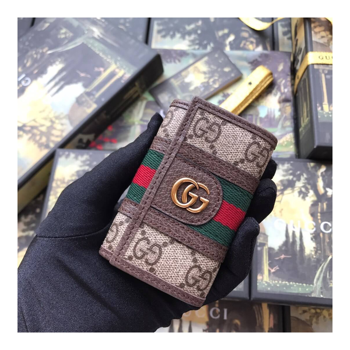 Gucci Ophidia GG Key Case 603732