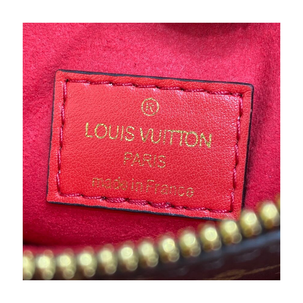 Louis Vuitton Monogram Canvas Flower Tote M43553 Red